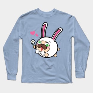 Doopy the Pug Puppy - Easter Long Sleeve T-Shirt